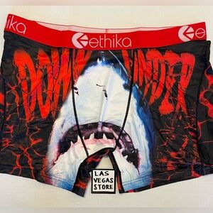New Ethika Mid Mens Boxer Brief Underwear 
Shark Down Under 
Size 2XL